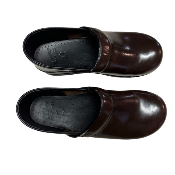 Dansko Professional Womens Leather Clogs Chocolate Brown  Nursing size 40 US 9.5 - Picture 3 of 8